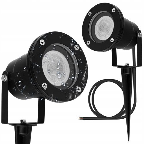  Lampa solara Lumiled, neagra, 32 cm, 1 buc.