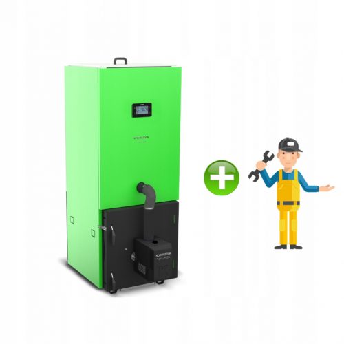  Cazan pe peleți Kostrzewa Mini Bio NE 15 kW + GRATUIT + UTI + 0% RATE