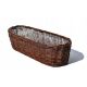  Husa Wicker Shop 50x21x14 cm rachita maro inchis