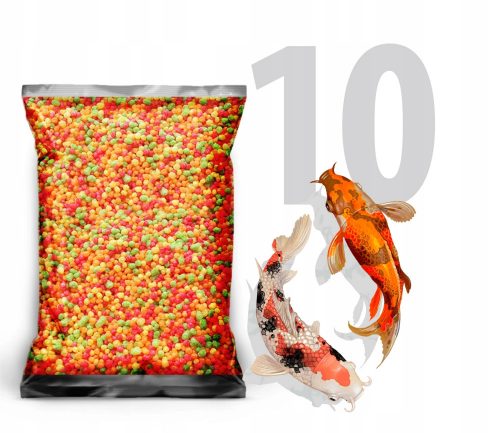  FISH FOOD KOI MIX bila 10 LITRI într-o găleată