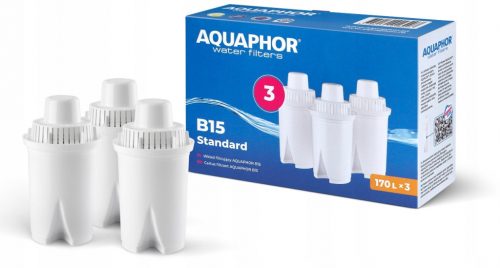  SET 3 CARTUSE FILTRE AQUAPHOR ROUND STANDARD B15 DAFI BRITA