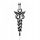  GEMMA TALISMAN SARPE AESCULAPE CADUCEUS SILVER 925 (