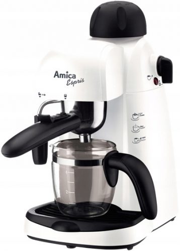  Aparat de cafea espresso alb Amica Espris CD 1011 800 W