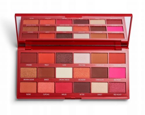  Makeup Revolution I Heart Revolution Paleta de farduri de pleoape Red Velvet Chocolate