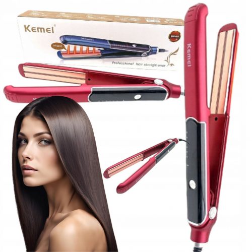  Placa de indreptat parul Ionizare Infrarosu + CURLS HAIR 2in1 PRO KAMEI