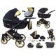  Carucior Babe Boss Uczio Gold 3in1, negru si auriu