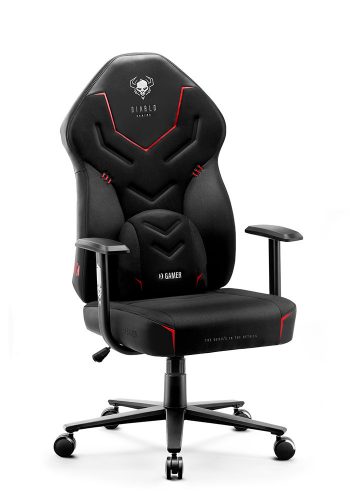  Diablo Chairs Scaun de gaming X-Gamer 2.0, material negru