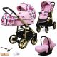  BabyLux Color Lux Buchete Bujor Pe Alb 3in1 carucior