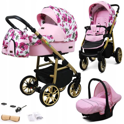  Carucior BabyLux Color Lux Sand Pearl 3in1