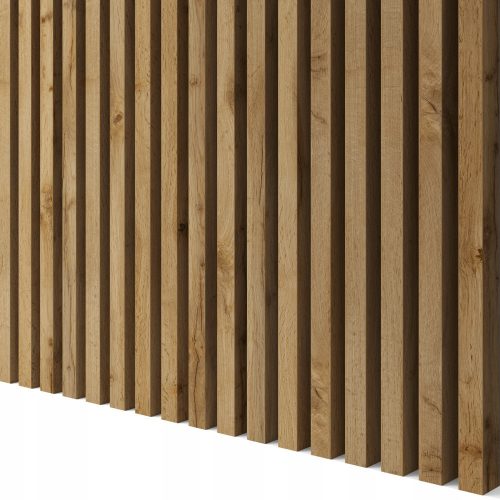 Panou decorativ Lamele3D 3 cm x 275 cm placă MDF