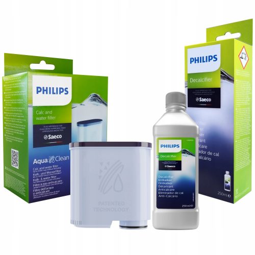  Filtru Philips CA6903/10 + agent de detartrare lichid pentru Decalcifier Philips Saeco 0,25 l