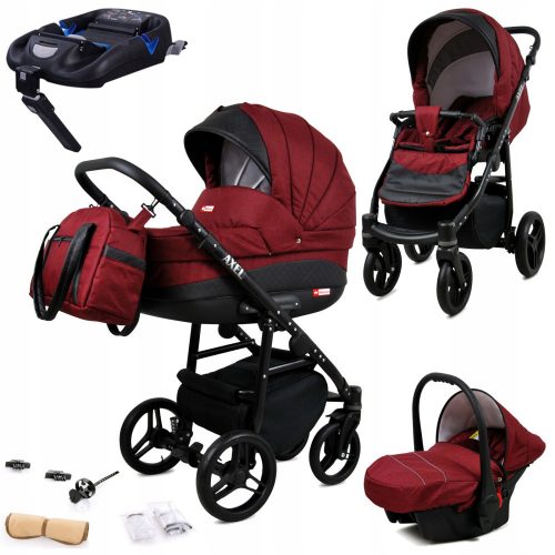  Carucior BabyLux Axel Plum 4in1