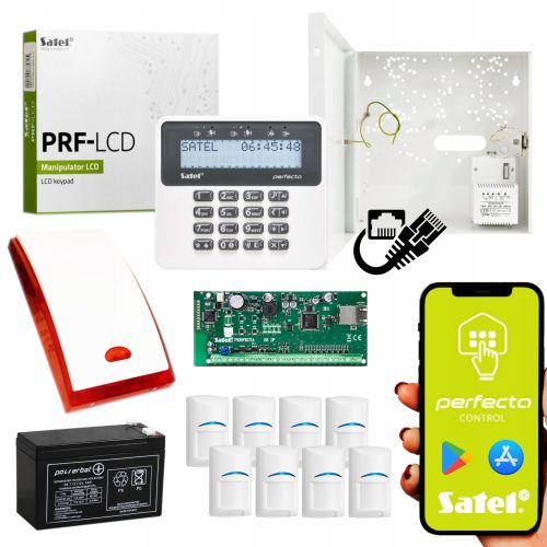 Panou de control alarma Satel PERFECTA-IP 32 + alte 12 produse